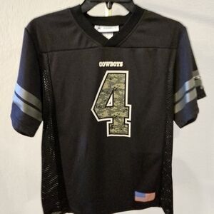 Dallas Cowboys Dak Prescott Jersey - Black and Camo